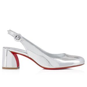 Christian Louboutin SO JANE SLING 55 Metallic Sandals Heels Pumps Shoes